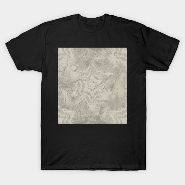 Hidden butterflies and star mandala T-Shirt by hereswendy